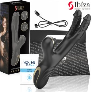 VIBRADOR HI-TECH RABBIT CLITORIAL POTENTE Y DOBLE WAVE TWO DRAGONS