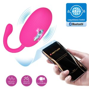 Doreen Huevo Vibrador con Electro Shock y App Rosa